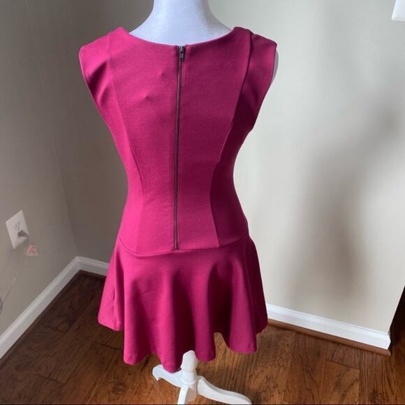 FREE PEOPLE Cha Cha Fuschia Skater Dress - Picture 4 of 8